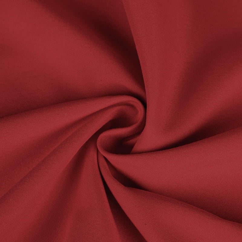 BEDSUM Microfiber Queen Pillowcases Set of 2, Soft Wrinkle Resistant and Easy Care Pillow Cases with Envelope Closure for Kids, 20x30 inches, Wine Red - Image 4